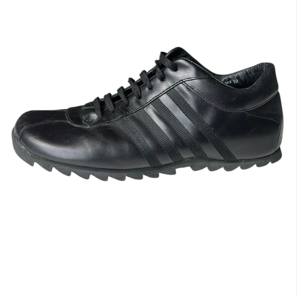 Steve Madden Rascals Black Men's Casual Leather Bowling Style Shoes, Sz 10